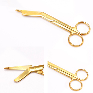 Tijeras Médicas de Acero Inoxidable para Primeros Auxilios en el Hogar y al Aire Libre, para Cortar Vendajes y Apósitos, Instrumento Quirúrgico Reutilizable - Product Image 3