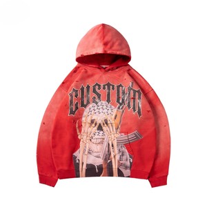 Factory <b>Direct</b> Heavyweight Cotton Hoodie Blank Hoodie Pullover Low MOQ for Apparel Brands - Product Image 5