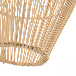 Handwoven Natural Rattan Pendant Lamp <b>Shade</b> Vintage Hanging Ceiling <b>Light</b> Cover Decorative <b>Wicker</b> Lighting For Resort Cafe Home - Product Image 5