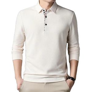 เสื้อโปโลผ้าฝ้าย100% สำหรับผู้ชายผู้หญิง, เสื้อยืดซักสไตล์260กรัมผ้าลำลองแขนสั้นสไตล์ฮิปฮอปสตรีทสำหรับคู่รัก - Product Image 2