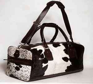 Sac de voyage en cuir véritable à poils, marque privée, avec fermeture éclair, portable et multifonctionnel LHDB-0093 - Product Image 4