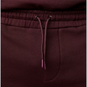 Ensemble de survêtement marron uni pour homme avec logo personnalisé de haute qualité, veste à col montant entièrement zippée et pantalon de jogging, 2 pièces, vente en gros - Product Image 6