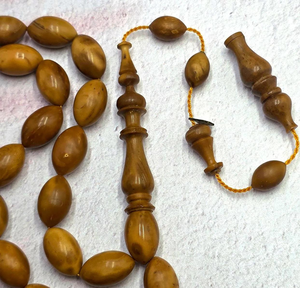 Tasbih en bois 100% naturel, de qualité supérieure, perles de prière musulmanes islamiques, à bas prix, de Muawiyah Handicraft. - Product Image 6