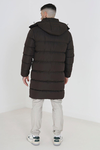 Manteau Quotidien Ultra-Chaud Solid Trader, Léger et Très Confortable, avec Coutures Simples, Doudoune Longue à Capuche, 70% - Product Image 5