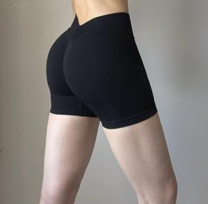 Shorts de yoga sans couture pour femme, taille haute élastique, pour la gym, l'entraînement et le fitness - Product Image 5