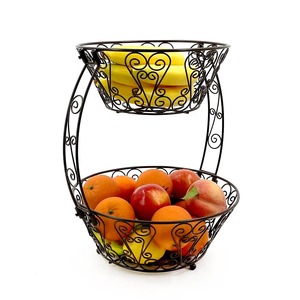 Latest Design Iron Metal <b>Storage</b> <b>Basket</b> Indian Handcrafted Multifunctional <b>Storage</b> <b>Baskets</b> for Home Decorative - Product Image 2