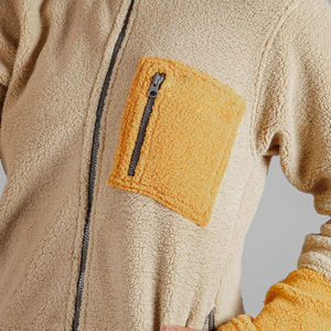Cheapest Price Sherpa <b>Jackets</b> For Men Canvas <b>Lined</b> Hooded Windproof Stand Collar Autumn Men's Outdoor Wear Sherpa <b>Jackets</b> - Product Image 4