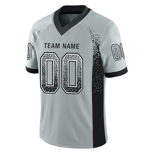 เสื้อฟุตบอลอเมริกันโพลีเอสเตอร์พิมพ์ลายดิจิตอลตามสั่ง สีน้ำเงินรอยัล ชุดทีมพร้อมชื่อผู้เล่น น้ำหนักเบา ระบายอากาศได้ดี แห้งเร็ว - Product Image 1