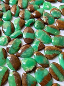 Cabocho de Piedra de Crisoprasa Verde Bio de Grado AAA de Alta Calidad, Hermosos Cabochones de Piedra Natural, Lote Suelto Más Vendido - Product Image 6