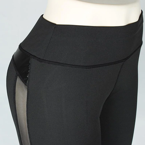 เลกกิ้งถักน้ำหนักเบา คุณภาพสูง สกรีนโลโก้ได้ตามต้องการ ไร้ตะเข็บ สวมใส่สบาย ระบายอากาศดี เหมาะสำหรับออกกำลังกาย ฟิตเนส โยคะ สำหรับผู้หญิง ความยาวระดับกลาง - Product Image 4