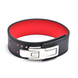 Wholesale Customizable Cowhide Leather Non-Slip Unisex <b>Strength</b> Training Weight Lifting Belt for Gym Fitness and Bodybuilding - Product Image 4