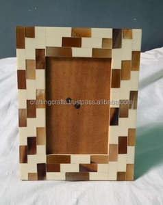 Cadre photo en bois artisanal écologique de haute qualité, taille et couleur personnalisées, design moderne et élégant, décoration de table de salon - Product Image 5