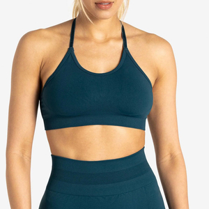 Sujetador deportivo transpirable de talla grande con espalda cruzada para mujer, ropa de fitness para gimnasio, alta sujeción, secado rápido, diseño OEM personalizado al por mayor - Product Image 6