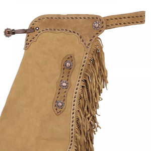 Premium Quality Horse <b>Riding</b> <b>Chaps</b> Suede Leather <b>Chaps</b> Hot Selling Suede Leather <b>Chaps</b> for Cowboy Riders Pakistani Manufacturers - Product Image 4