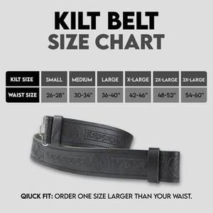 Cinturón de Kilt Escocés con Diseño en Relieve de Cardo Masónico, Accesorio de Vestimenta de Cuero Genuino y Duradero - Product Image 6