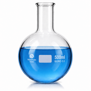 Fabricant en vente directe, équipement de laboratoire scolaire de haute qualité, produits chimiques de laboratoire, flacons en verre borosilicate à col étroit de 500 ml - Product Image 2