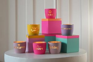 Reliable Manufacturer Cut Out Lettering Design <b>Tea</b> Light Votive <b>Stand</b> Featuring Decorative Letter Patterns And Elegant Candle - Product Image 1