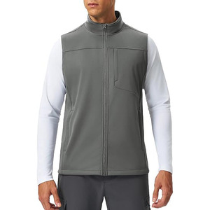 Chaleco de Trabajo de Invierno para Hombre de Lona de Alta Calidad al por Mayor, Chaleco Deportivo con Logotipo Bordado Personalizado, Cremallera, Impermeable, de Secado Rápido y con Calefacción - Product Image 2