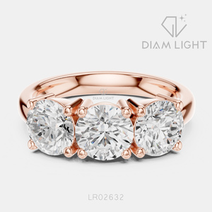 Bague de mariage ronde 2,10 carats, bijoux fins, certifiée IGI, or blanc 14 carats, diamant de laboratoire, bague de fiançailles et d'anniversaire - Product Image 3