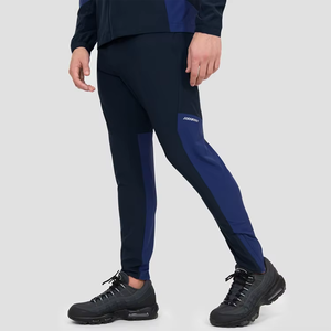 Ensemble de survêtement 2-en-1 personnalisé en molleton à capuche pour homme, coupe-vent sport en coton élastique - Product Image 4