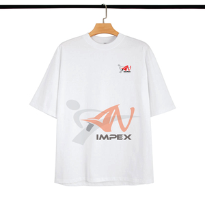 T-shirt pour homme, nouvelle collection printemps-été 2024, couleur assortie FOG, t-shirt en coton ample pour homme - Product Image 1