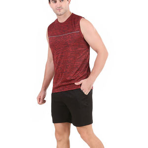 Débardeur de sport en polyester et coton de qualité supérieure fabriqué au Pakistan pour hommes – Ensemble de débardeurs de fitness pour adultes - Product Image 4