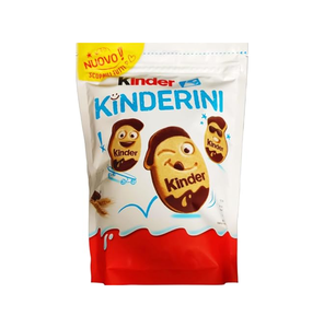 Venta al por mayor de Kinderr Kinderini, paquete de 10, 250g cada uno, caja de 10 galletas de leche y cacao con relleno cremoso - Product Image 3