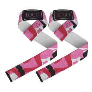 Sangles de musculation en coton/néoprène de haute qualité, légères, respirantes, personnalisables, confortables et antidérapantes pour la gym - Product Image 5
