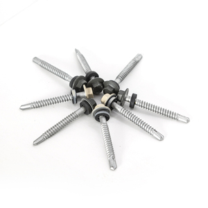 Tornillo Autoperforante de Cabeza Hexagonal PDC, Acero al Carbono Clase 4.8 6.8, Acabado Zincado/Galvanizado, Rosca Gruesa, Arandela EPDM Adhesiva, Fijación Metálica - Product Image 2
