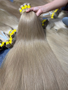 Extensiones de Cabello Humano Virgen al por Mayor, Naturales, Lisas, Doble Trama, Cabello Europeo, Todos los Colores Disponibles - Product Image 1