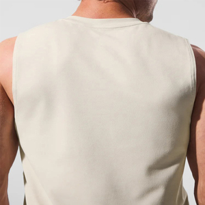 Débardeur de course pour homme, coupe droite, respirant, séchage rapide, en Spandex/Coton, avec logo personnalisé, haute qualité, meilleur prix, vente en gros - Product Image 4