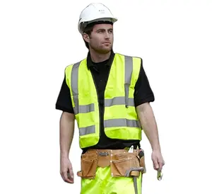 Wholesale Work Clothes Flame Retardant Reflective Safety Work Wear Clothing Reflective vest for men