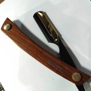 Navaja de Barbero Profesional de Plástico de Alta Calidad con Hoja Recta, Venta al por Mayor de Fábrica, Logotipo Personalizado, Hoja Afilada de Acero Inoxidable - Product Image 4