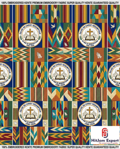 Fabricante de Tela de Cera Kente Personalizada para Iglesias, Uniformes Africanos para Aniversarios Religiosos, Proveedor y Exportador OEM ODM - Product Image 5