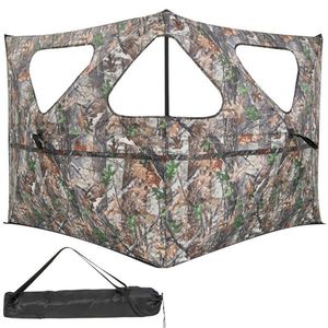 Capanno da Caccia Pop-Up a 2 Pannelli in Tela Impermeabile con 3 Porte Trasversali per Uso Esterno - Product Image 2