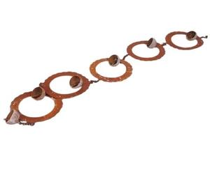 Guirnalda de Flores Navideña para Exteriores, Multicolor, Ecológica, Moderna, de Metal, con Campanas, Personalizable, de Sting Bell Supplies - Product Image 3