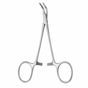 Pinzas para Vasos Sanguíneos Periféricos SELMAN, con Mandíbulas Anguladas COOLEY, Mandíbula de 1.3cm o 2.1cm, Longitud Total de 5in (12.7cm) o 5-1/2in (14cm), ZETOMEDPRO - Product Image 1