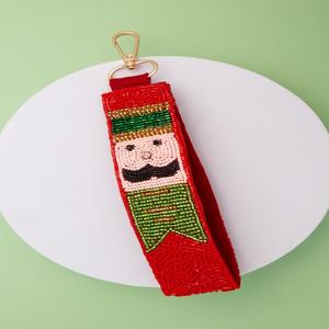 Llavero de Lujo con Cuentas Bordadas, Llavero Artístico Personalizado con Cuentas Bordadas a Mano - Product Image 4