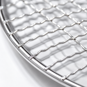 Stainless Steel <b>Grill</b> <b>Mesh</b> Cooking Grate Round Heat Resistant Outdoor BBQ Accessory - Product Image 3