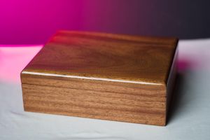 Boîte de présentation de bijoux en bois classique artisanale de luxe avec couvercle en verre, étui de rangement durable pour bijoux - Product Image 2