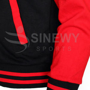 Chaqueta Letterman de alta calidad para hombre, manga larga, con tu logo, chaqueta universitaria de béisbol para hombre - Product Image 4