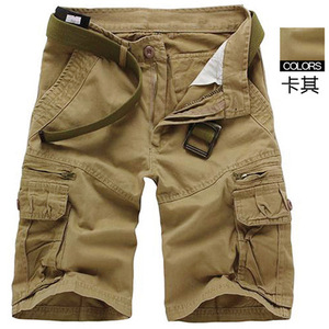 Shorts cargo streetwear hip-hop personnalisés en denim pour hommes, jeans baggy déchirés, shorts personnalisés OEM de haute qualité, streetwear décontracté - Product Image 2