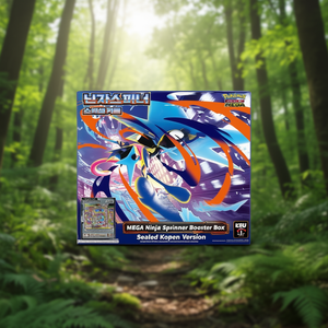 Pokémon TCG MEGA Ninja Spinner Booster Box Kit Spécial Scellé Version Coréenne - Product Image 3