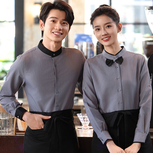 Uniforme de Restaurante para Personal, Duradero, Transpirable, de Algodón, Manga Larga, Ropa de Trabajo con Bordado Personalizado para Personal de Hotel, Cafetería, Bistro y Restaurante - Product Image 6