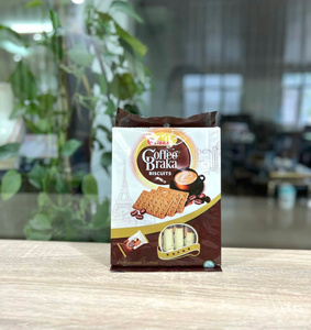 Libra Braka 210g Biscuits aromatisés au café vietnamien Gaufrettes croustillantes Halal avec boîte de goût sucré Emballage Produit FMCG - Product Image 1