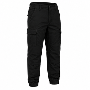 Wholesale <b>Men</b> <b>Cargo</b> Pants Elastic Cuff <b>Jogger</b> Trousers Casual Workwear Pants Solid Color Custom <b>Mens</b> <b>Cargo</b> <b>Jogger</b> Trousers - Product Image 3