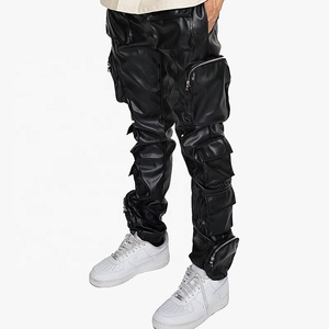 Chemise de travail noire en satin à manches courtes pour homme, col rabattu, couleur unie, logo thermocollé sur le devant, tenue décontractée d'été - Product Image 2