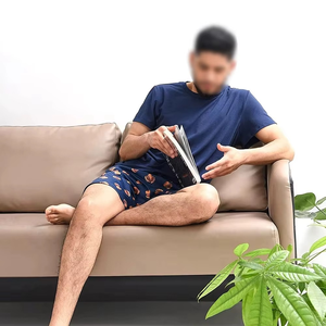 Ensemble deux pièces pour homme, séchage rapide, coton respirant, design professionnel, imprimé intégral, pour le printemps et l'été, idéal pour la plage - Product Image 6