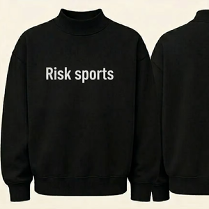 Sweat-shirts à col montant personnalisés pour hommes, manches longues, respirants, en vente - Product Image 1