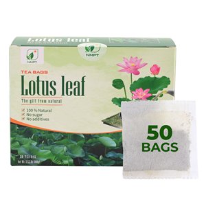 ชาใบบัว ช่วยผ่อนคลายและบรรเทาความเครียด พรีเมียม ออร์แกนิค ใบบัวแท้ 100% 50 ซองชา อายุการเก็บรักษา 2 ปี ผลิตในเวียดนาม - Product Image 3